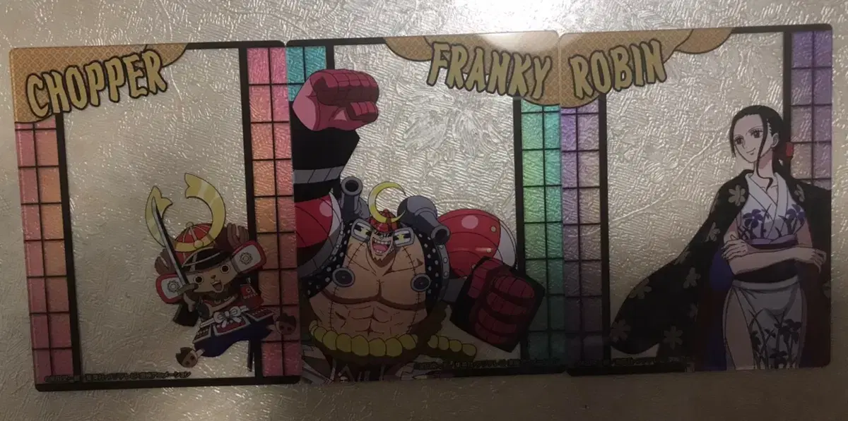 ONEPIECE acrylic kard bulk Chopa Franky Robin