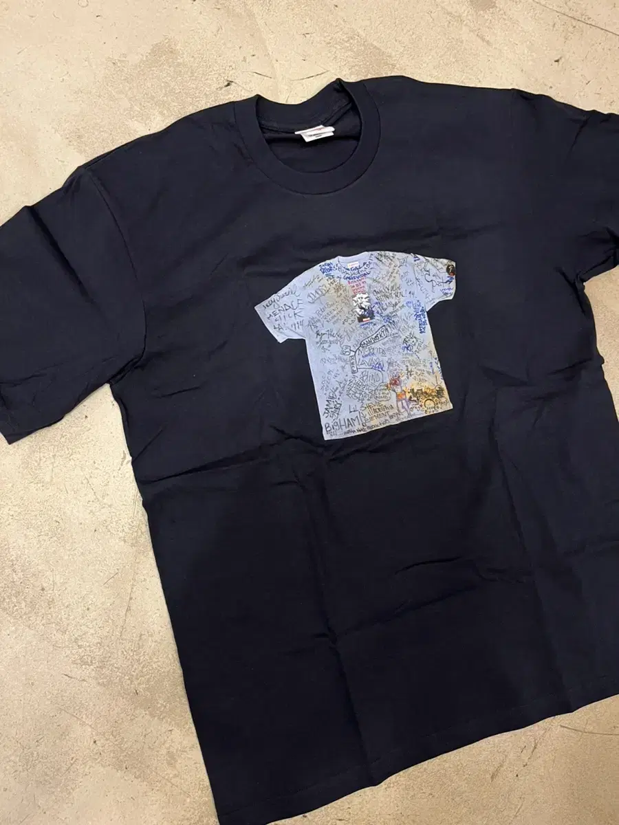 Supreme First Tee Navy 30th Anniversary