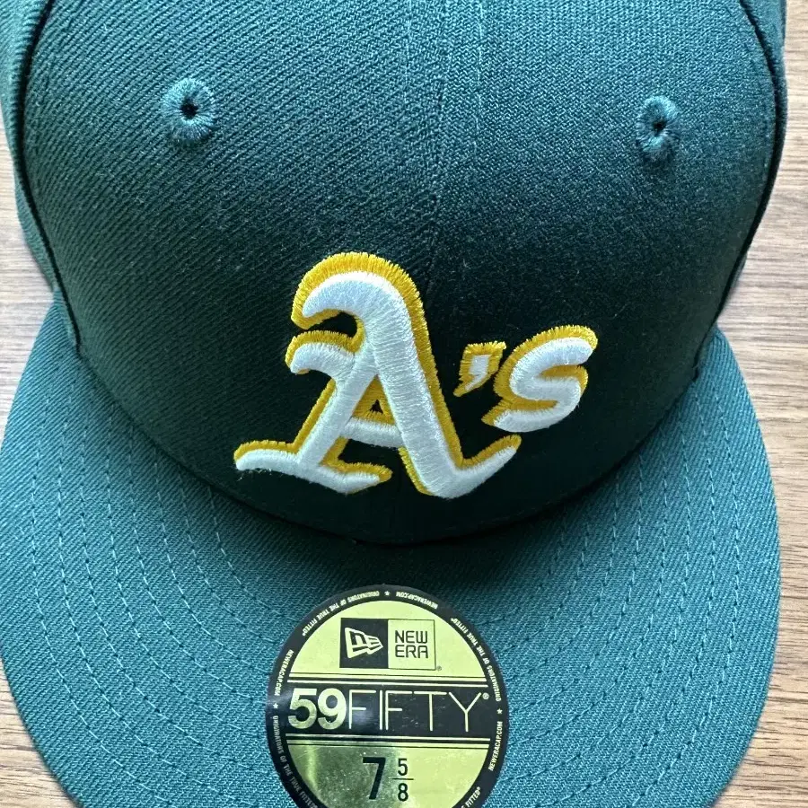 뉴에라 MLB 어센틱 오클랜드 59fifty 5950