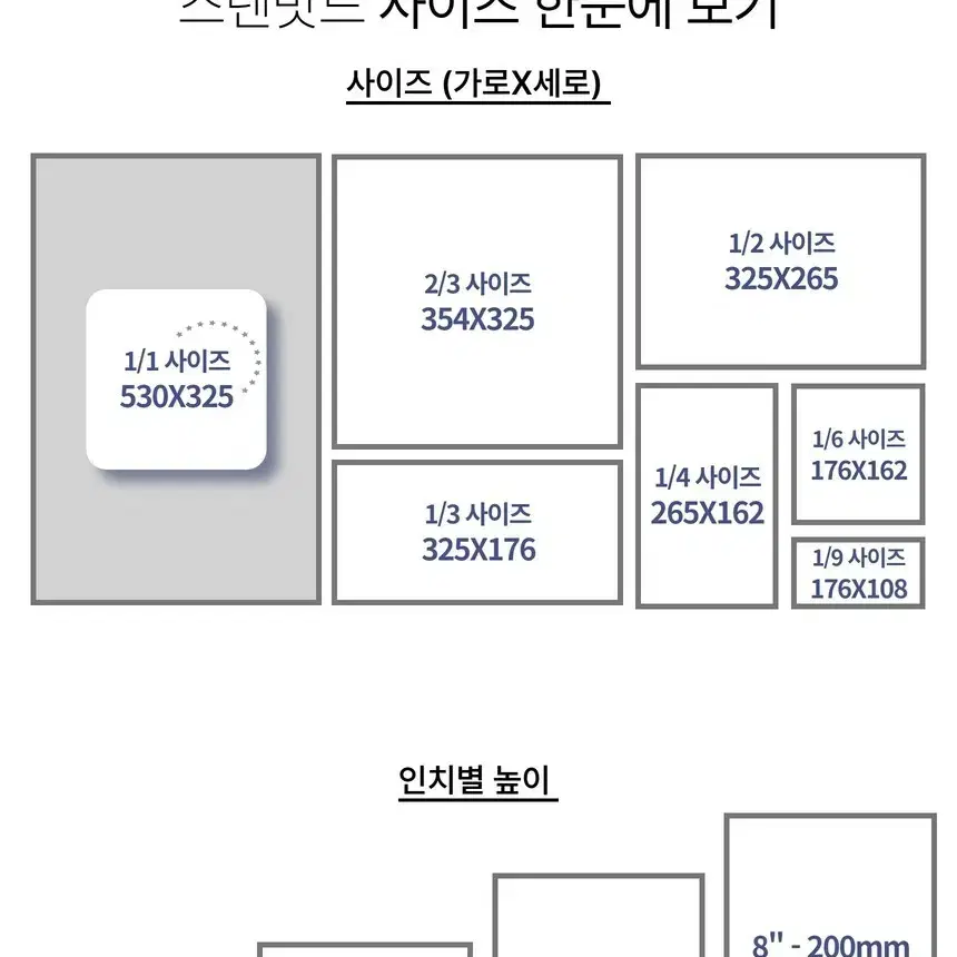 풀사이즈 밧드 1인치 7400원(새상품)