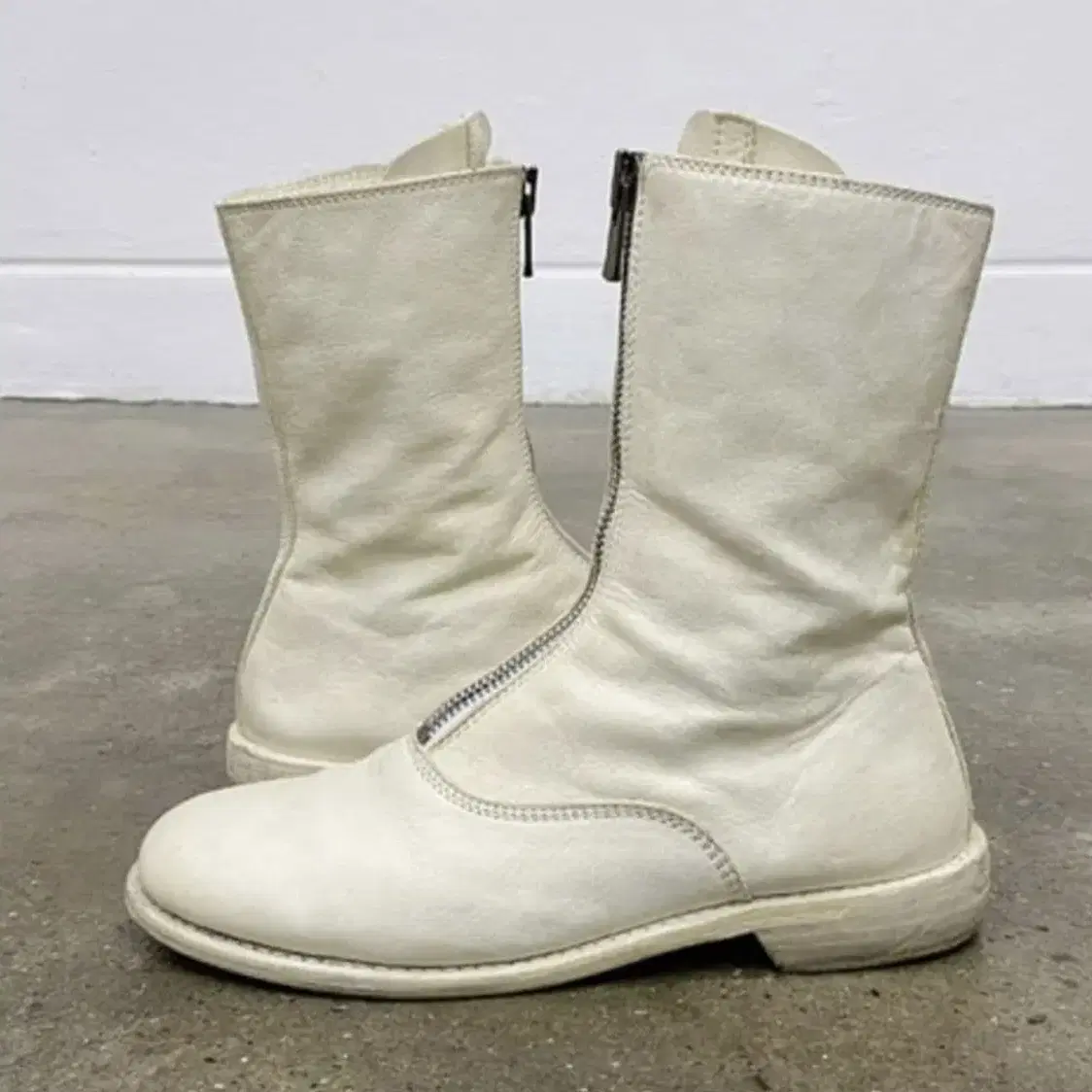 GUIDI 구이디 프론트 지퍼 부츠 (39 size)