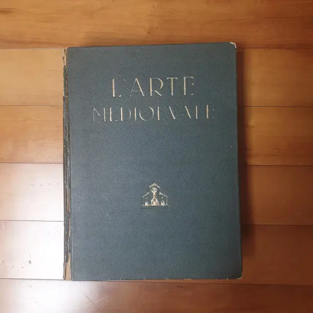 L'Arte Medioevale 중세의 예술 양장본 1949 이태리 책