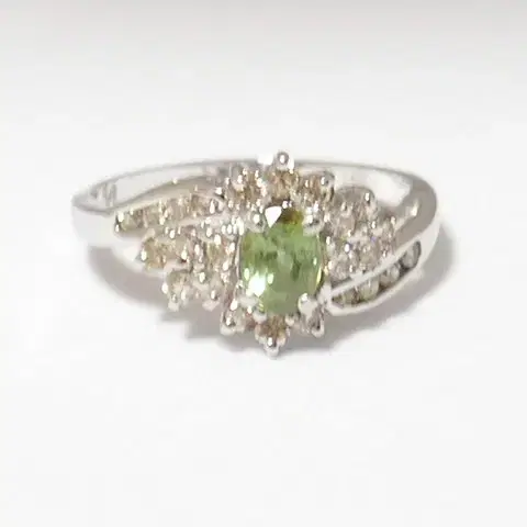 14k 천연 알렉산드라이트다이아반지 Alexandrite