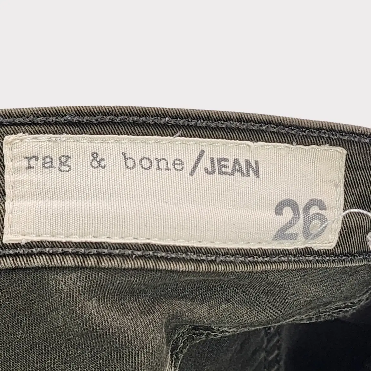 [26] rag&bone 래그앤본 정품 카키 스키니진 청바지