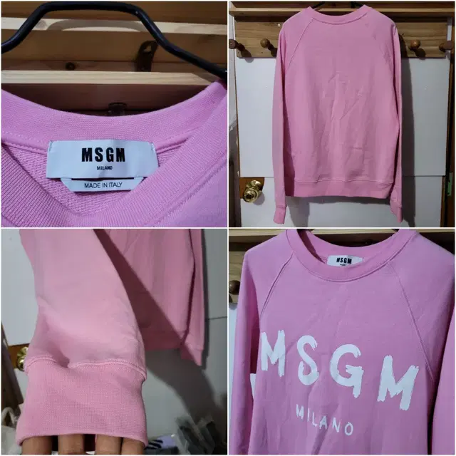 312 ) 정품 MSGM 맨투맨 m 딸기 긴팔 남여공용