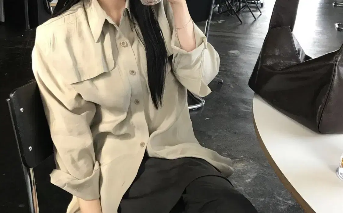 OURO FLAP POCKET SHIRTS 플랩 포켓 셔츠