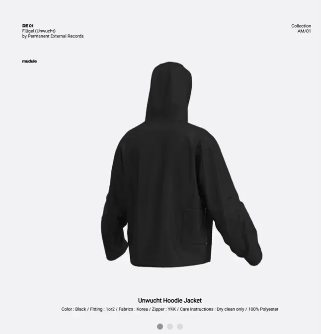 머듈 Unwucht Hoodie 자켓