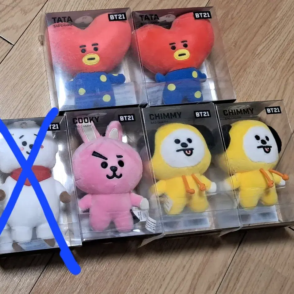 BT21 백참 인형 키링 미개봉판매