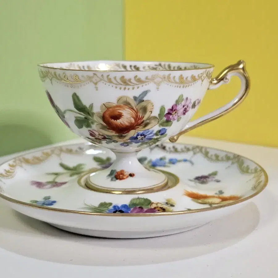 Antique Richard Klemm Dresden Demitasse