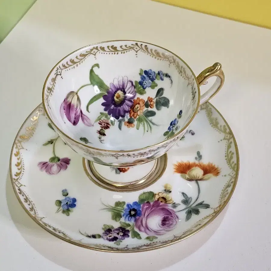 Antique Richard Klemm Dresden Demitasse