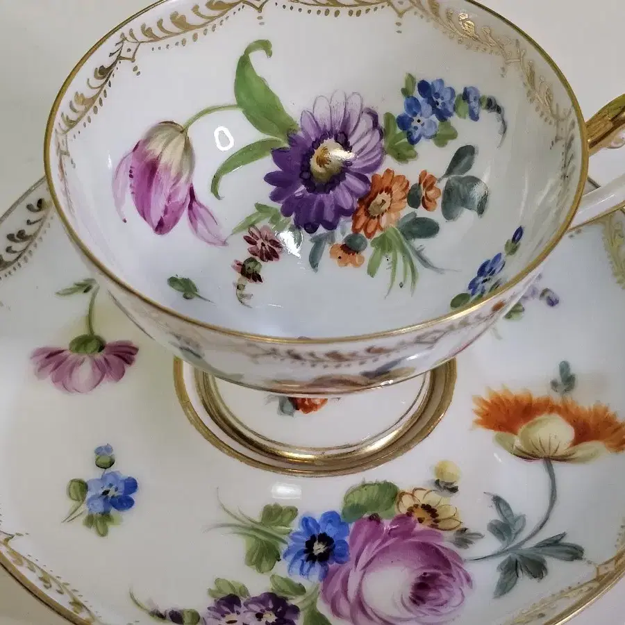 Antique Richard Klemm Dresden Demitasse