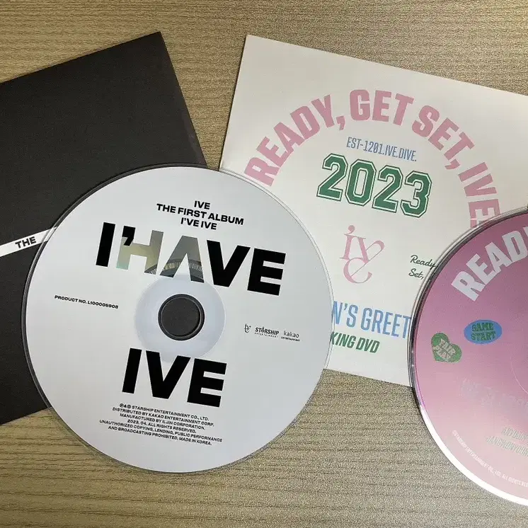 급처:)아이브 2023시그 다이어리+cd 일괄 판매