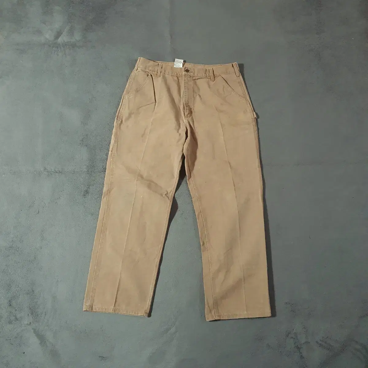 38x32 Vintage Calhart Carpenter Pants B11 Brown 0