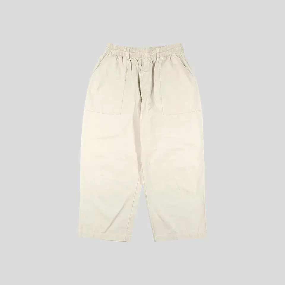 W.W.G JP Ivory cream cotton100 ripstop 7-piece balloon pants cotton pants nose