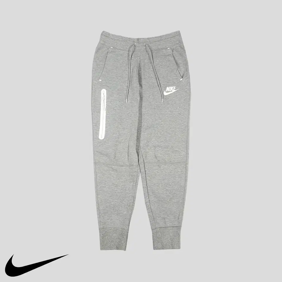 Nike Melange Grey Techpack TechFleece Big Zip Pocket Jogger Pants Sweatpants Tre