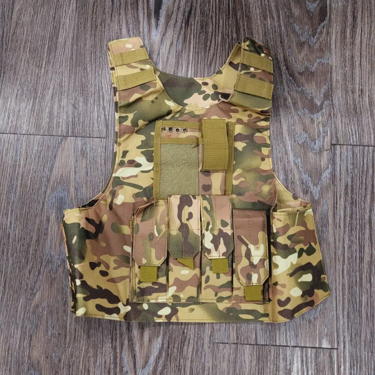 A183 [F] Camo Multi Storage Vest Fishing Vest