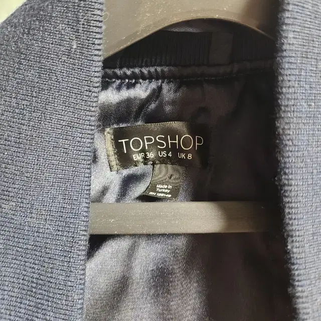 (TOPSHOP)봄버 자켓 네이비, 36size