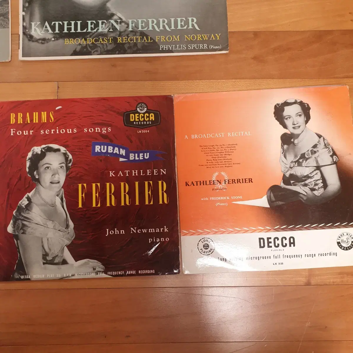 캐서린 페리어(Kathleen Ferrier)총 5장 상태 최상 일괄