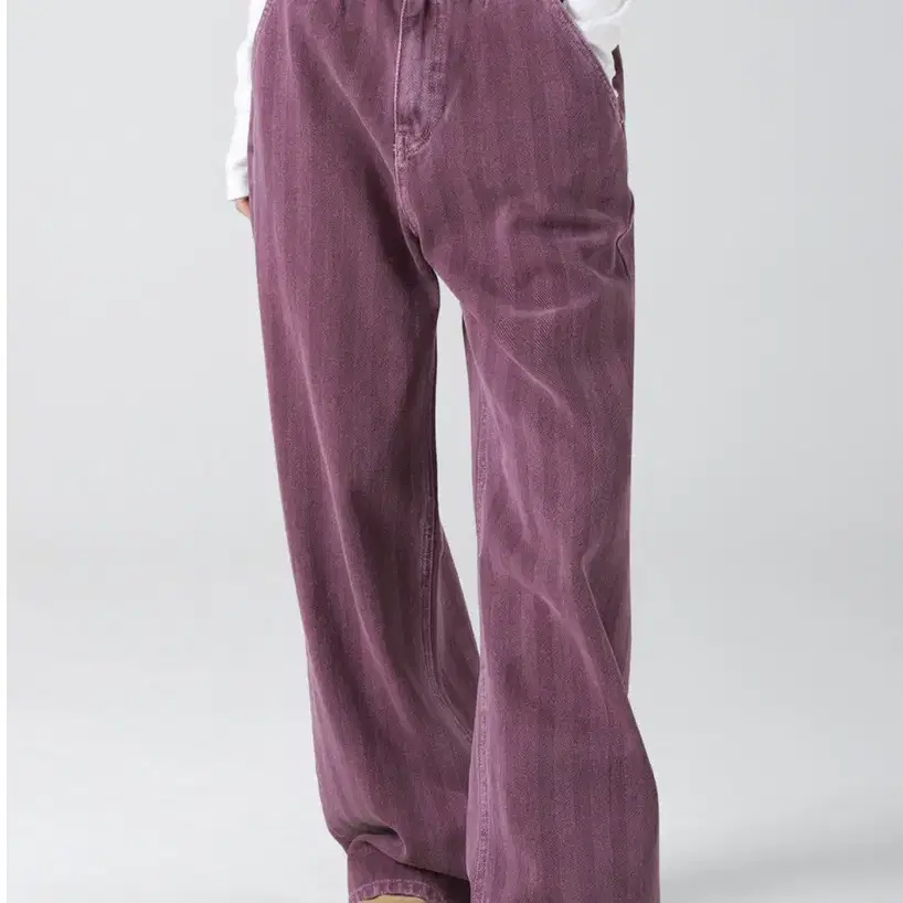 어반드레스 - Herringbone wide pants (PURPLE)