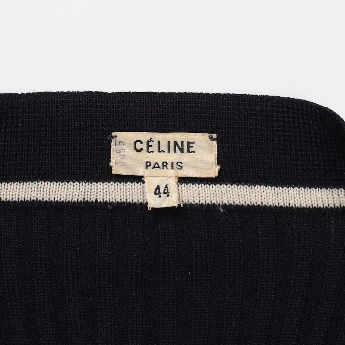 CELINE Embroidered Button Cardigan