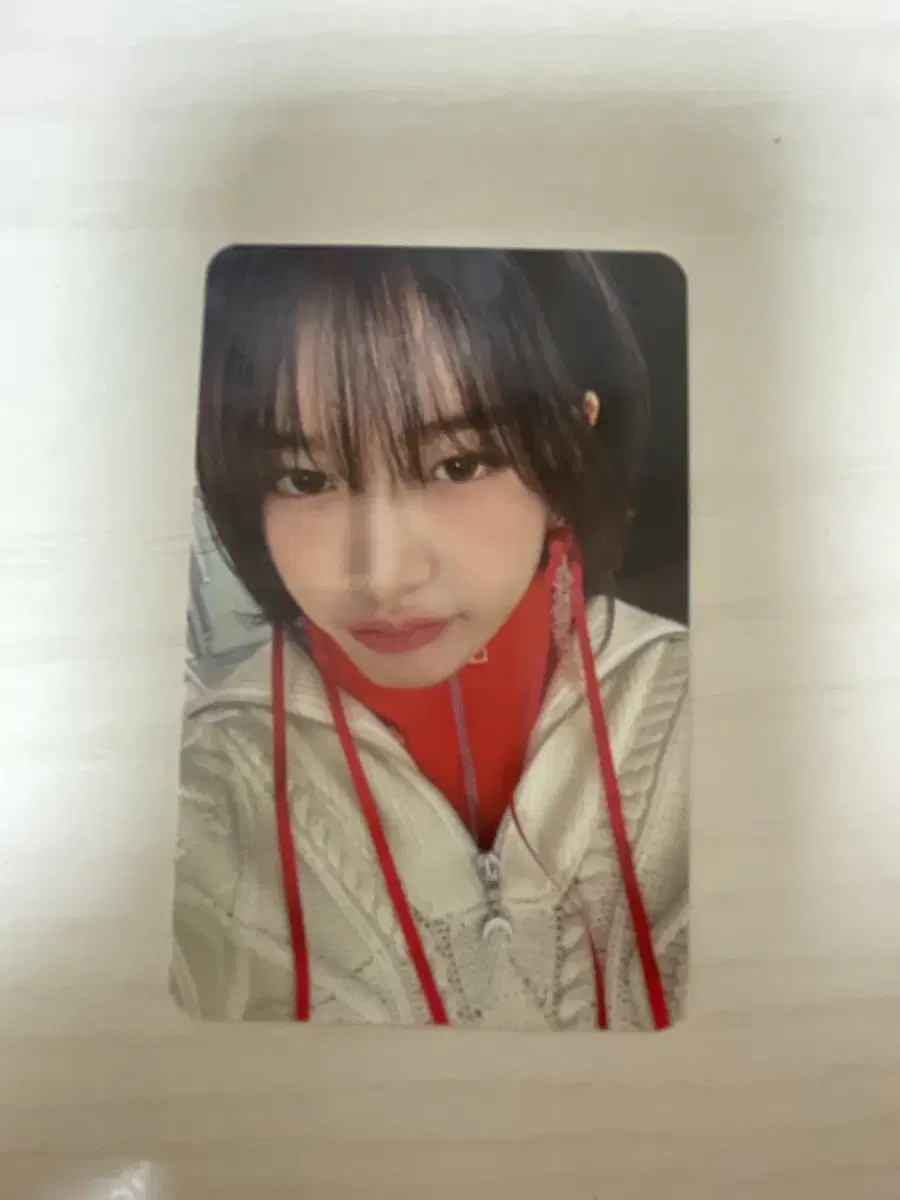 Yujin paged photocard 