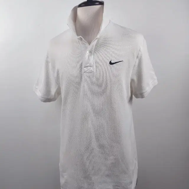 나이키(NIKE) 화이트 베이직 반팔 카라티