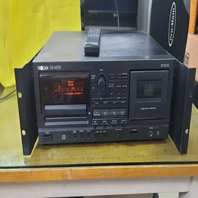 타스컴 TASCAM CD/DECK 플레이어 CD-A500 / 리모컨