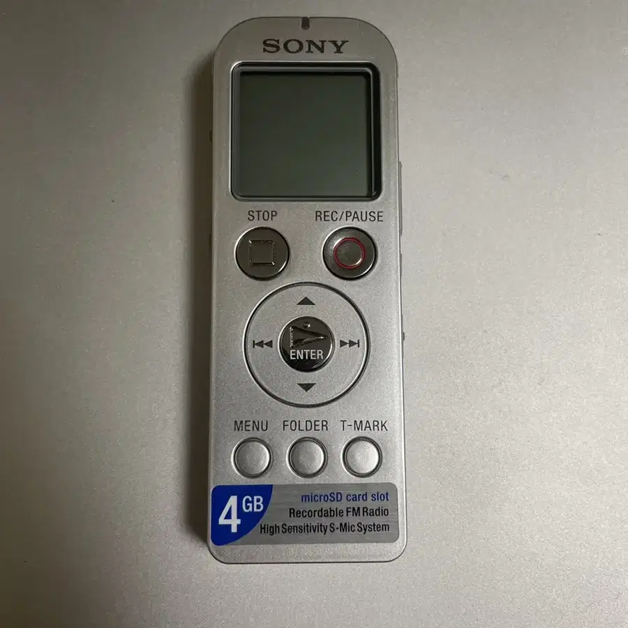 소니 보이스 레코더 S 슬림형 IC레코더 4GB sony ICD-UX57