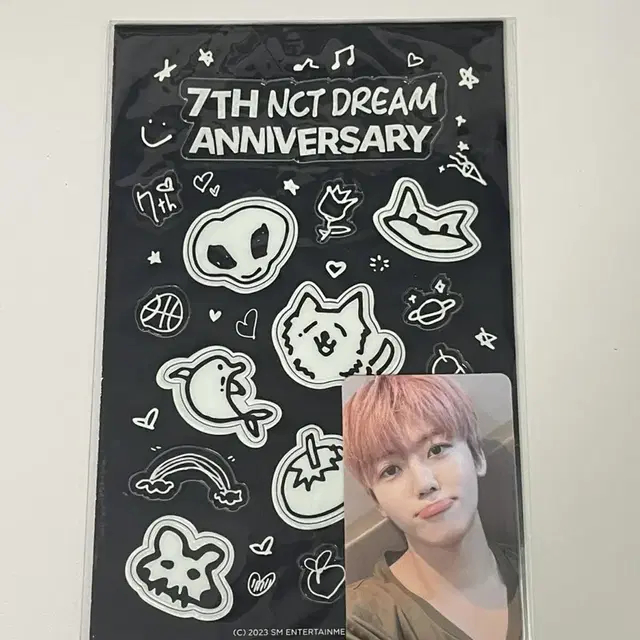 (미개봉)재민 7주년 스티커 양도 엔시티 드림 nct dream 글로우