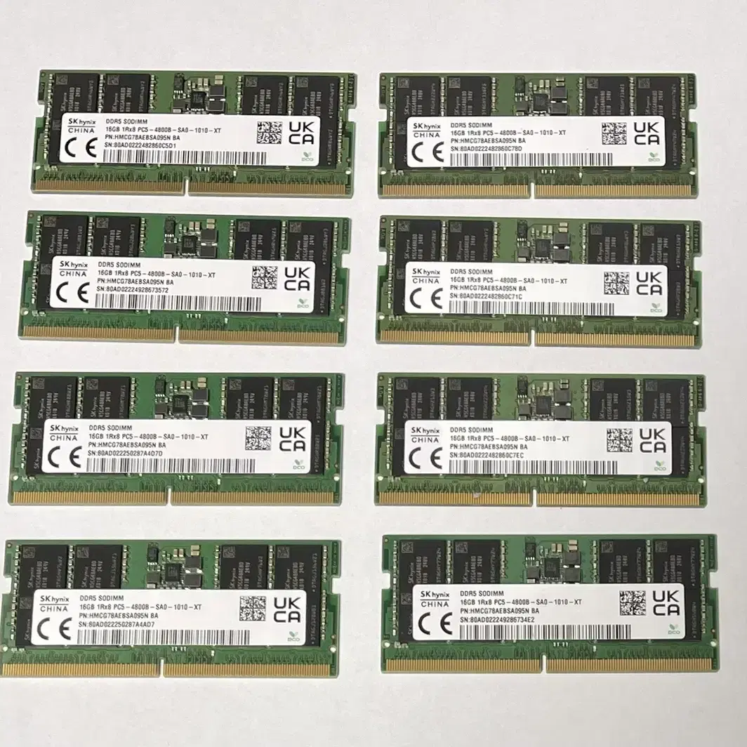 DDR5 / DDR4 SODIMM 노트북 메모리 판매 (삼성, SK 등)