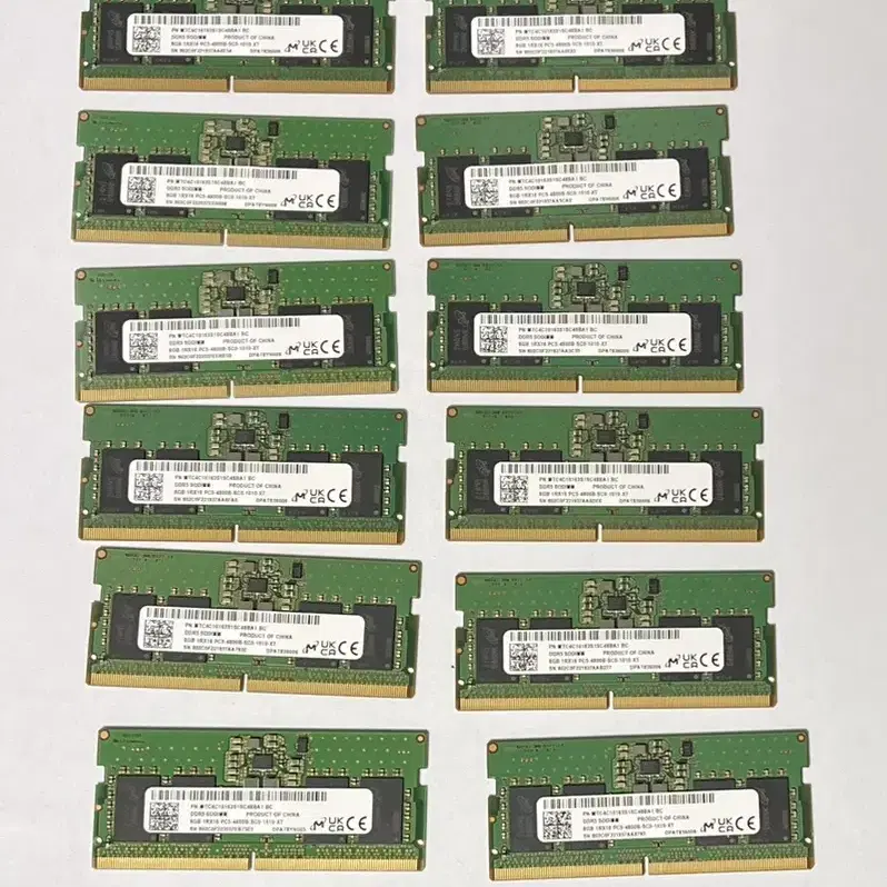 DDR5 / DDR4 SODIMM 노트북 메모리 판매 (삼성, SK 등)