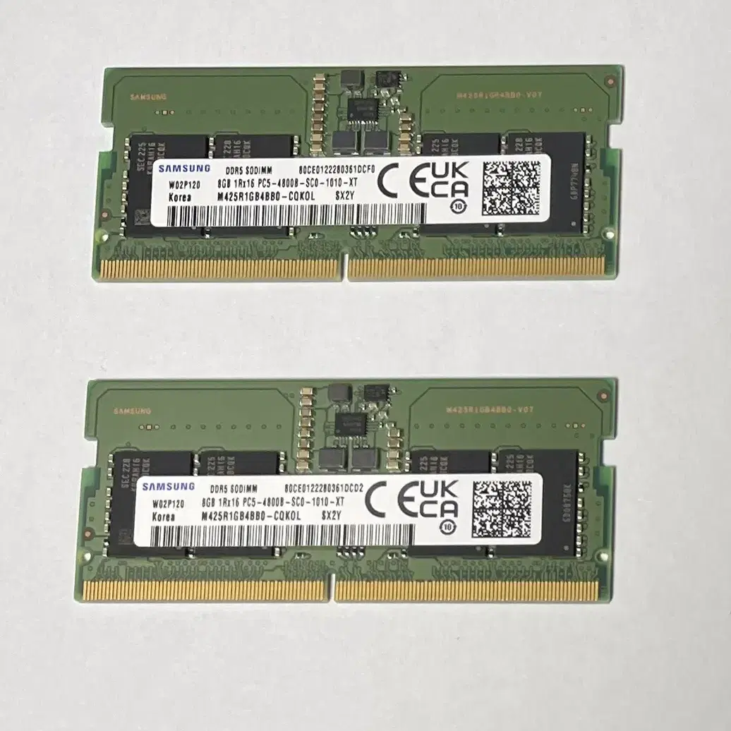 DDR5 / DDR4 SODIMM 노트북 메모리 판매 (삼성, SK 등)