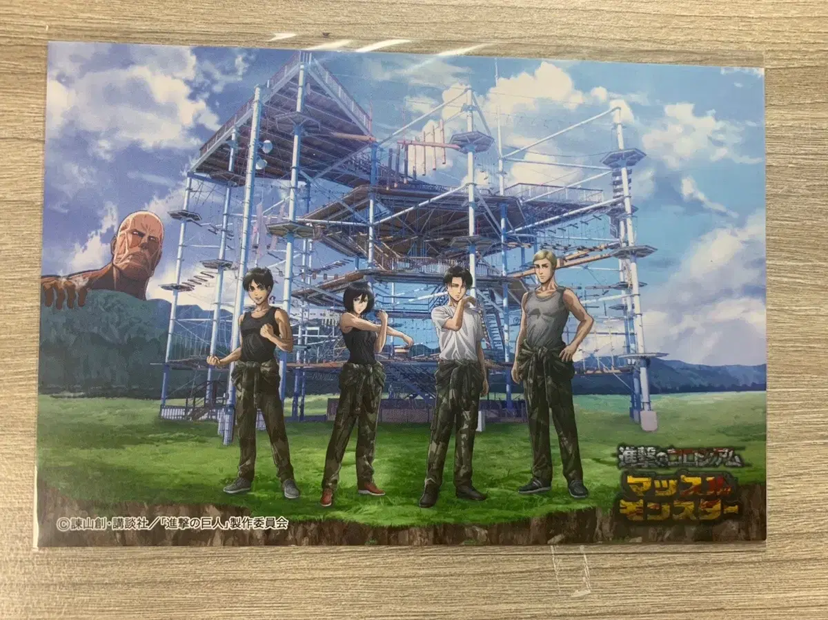 Attack on Titan Levi Ehren Mikasa Elvin Postcard