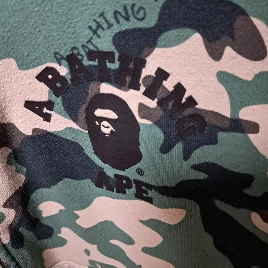 베이프 bape 우드랜드 wood land 후드집업