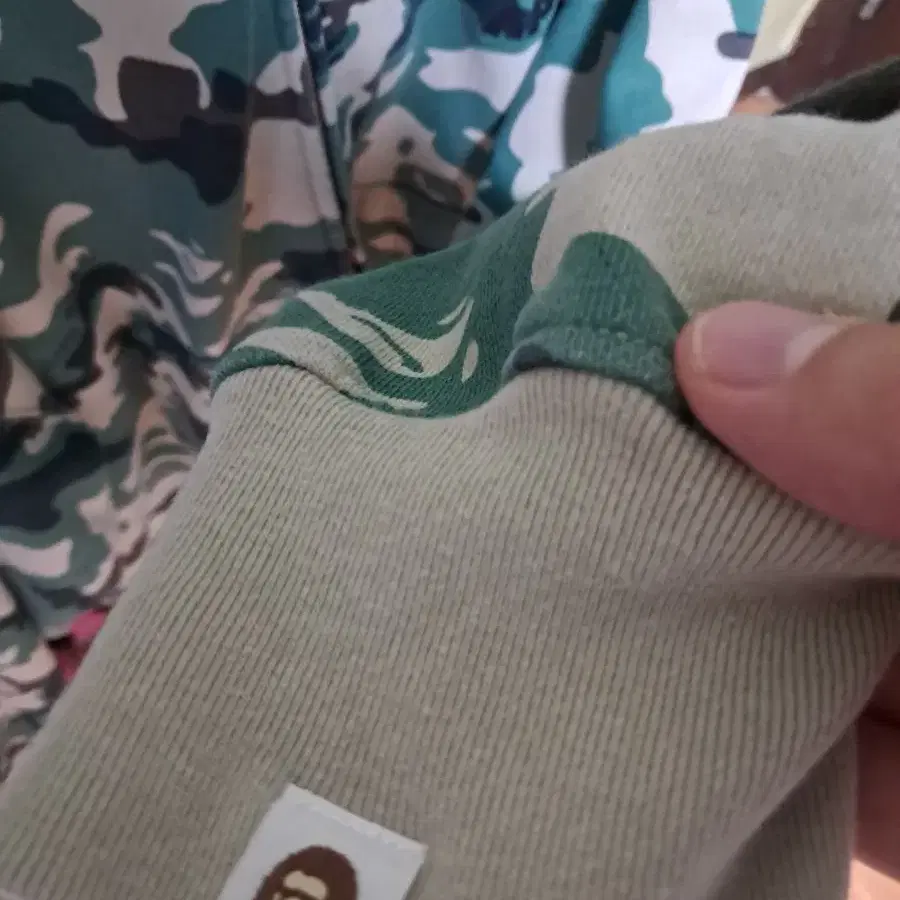 베이프 bape 우드랜드 wood land 후드집업