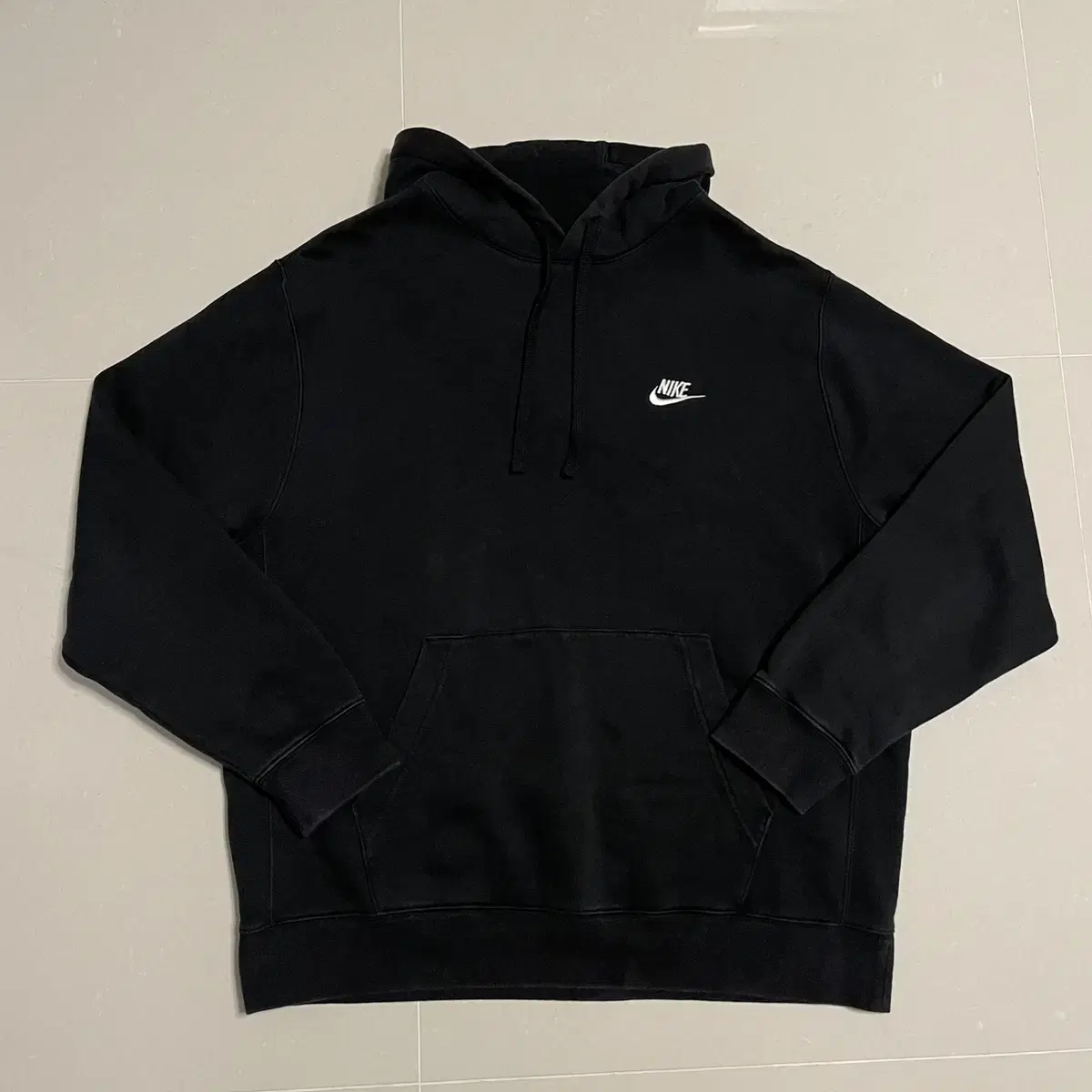 Authentic Nike Fuchsia Black Brushed Hoodie