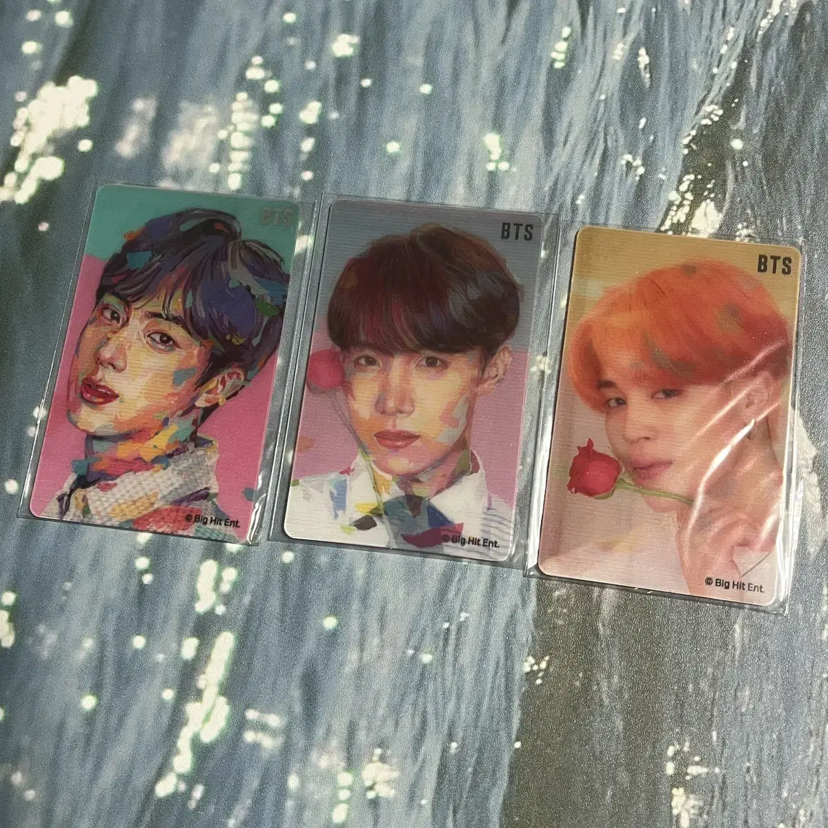 BTS MTPR jin j-hope jimin Photocard