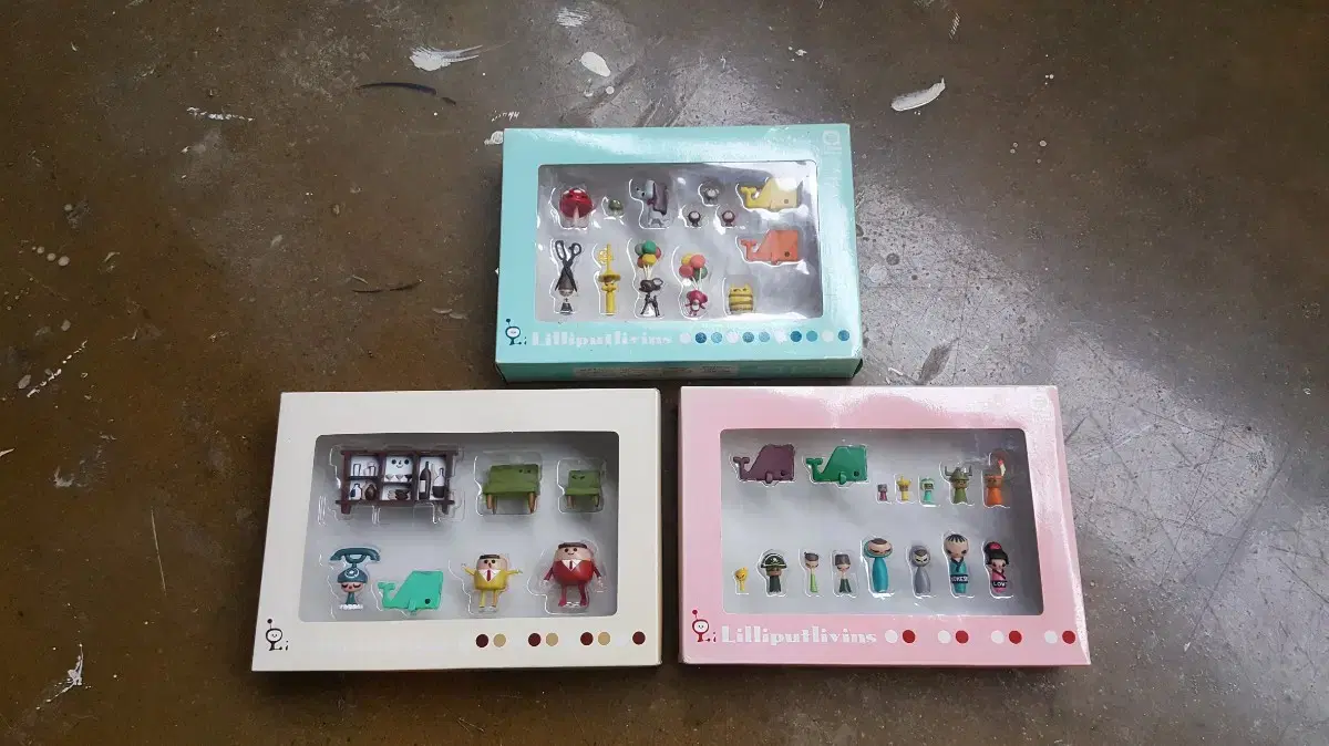 Sekiguchi Lilliputlivins Boxed Figures Set of 3