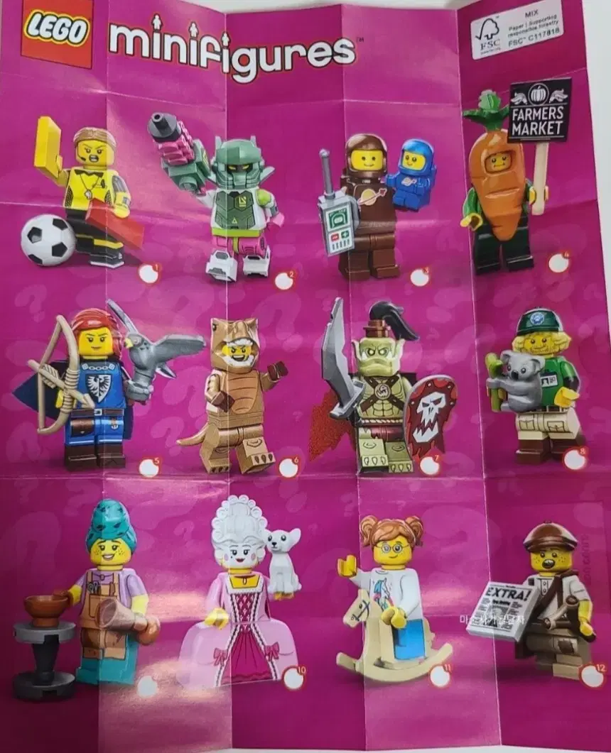 LEGO Seasons 23 & 24 Minifigures 71034, 71037