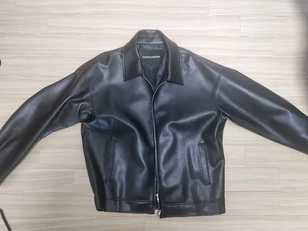 DopeJay Overfit Vegan Leather Single Jacket Size M