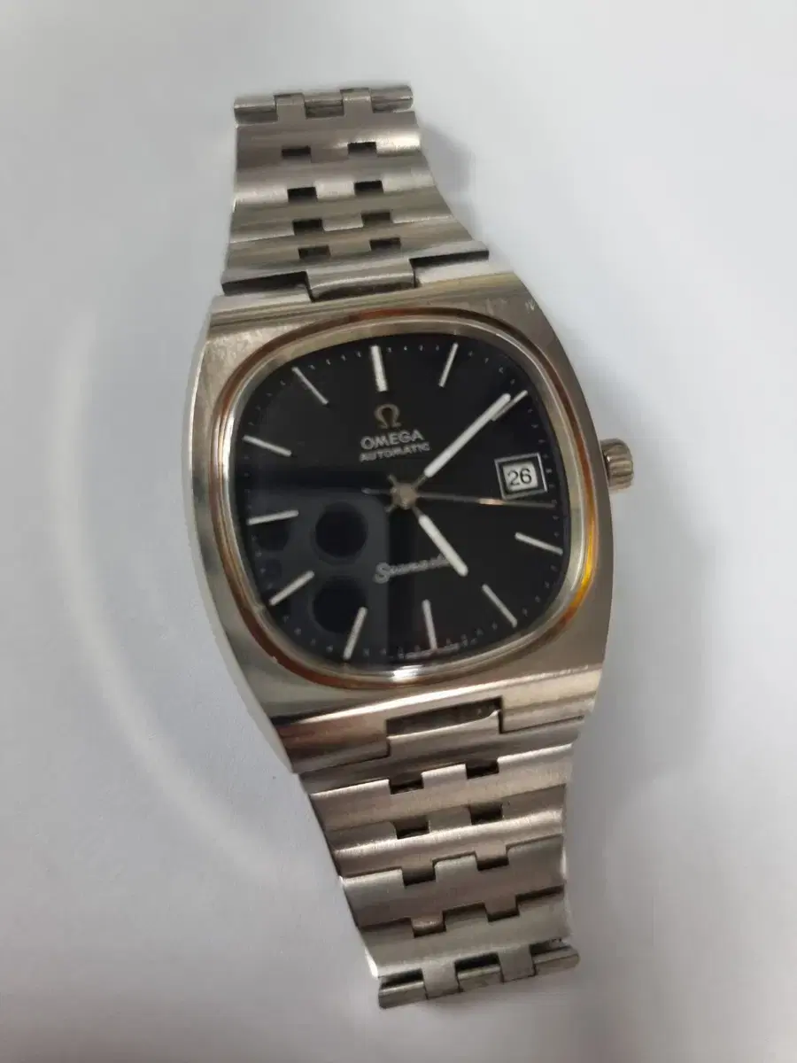 OMEGA 정품 오메가 시계 씨마스터 블랙다이얼 자동36mm