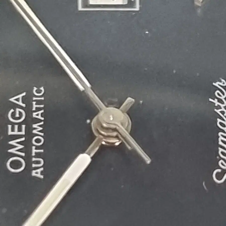 OMEGA 정품 오메가 시계 씨마스터 점보 블랙다이얼 자동38mm