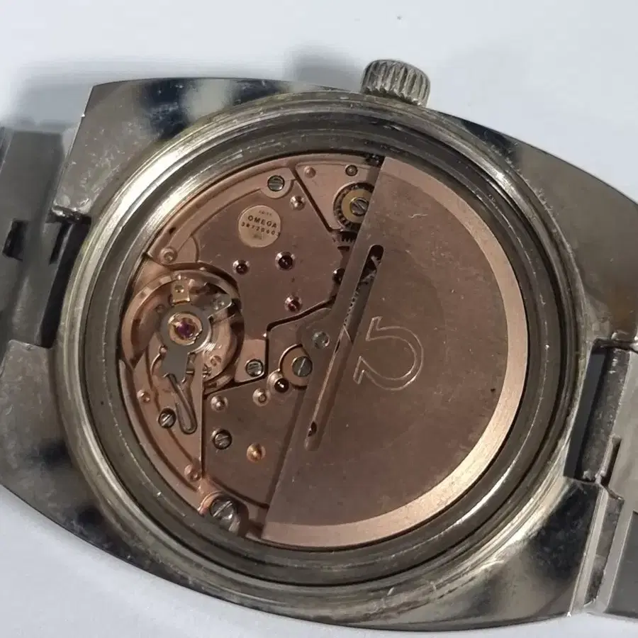 OMEGA 정품 오메가 시계 씨마스터 점보 블랙다이얼 자동38mm