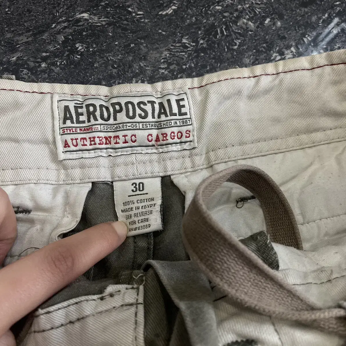 AEROPOSTALE Y2K 와이드 카고 반바지