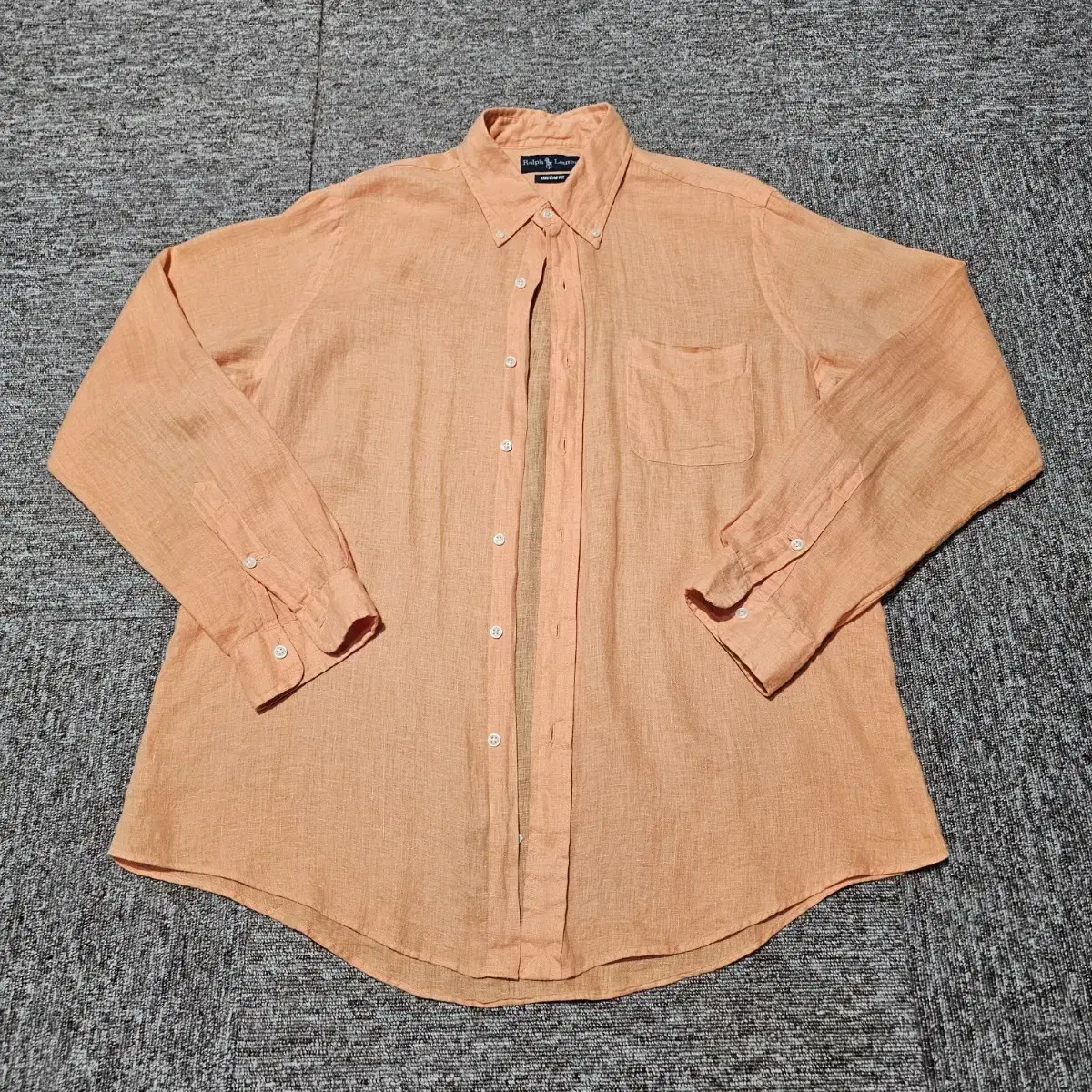 L Polo Linen One-Pocket Shirt