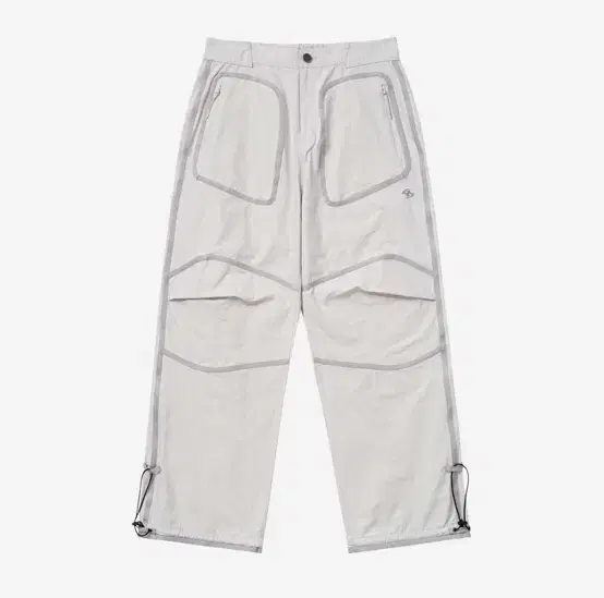 (2) San San Gear Webbing Patched Pants Ivory