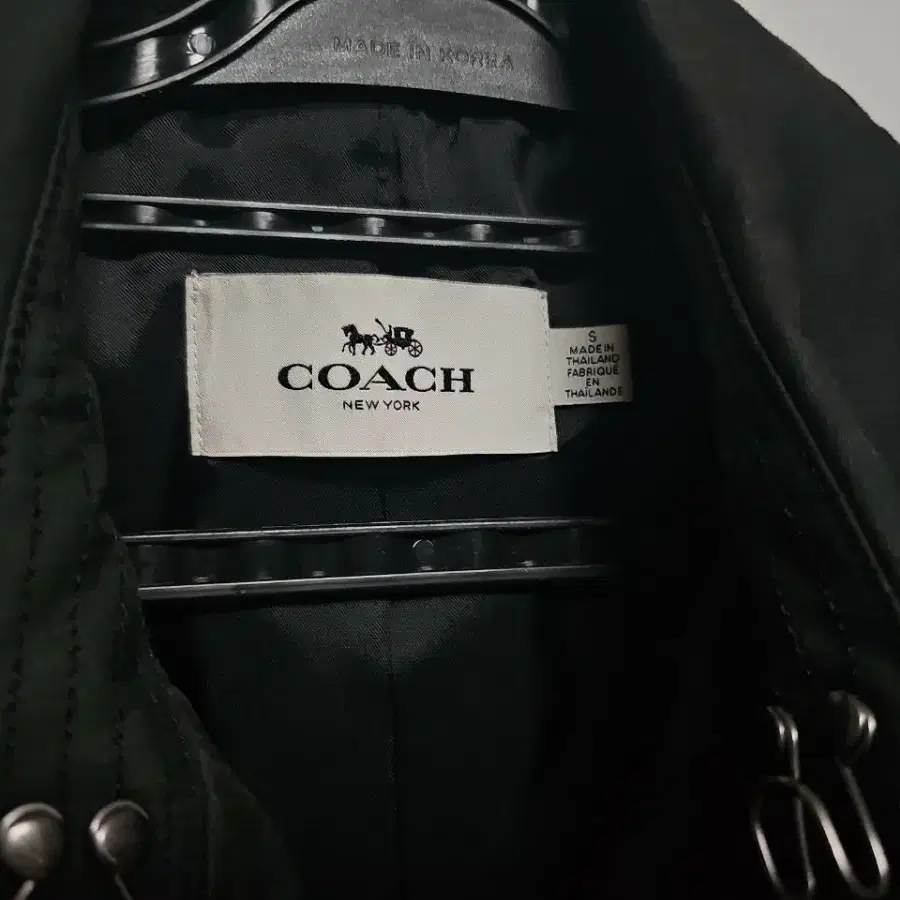 COACH 코치 정품 남자 트렌치코트 팝니다 실사이즈 100팝니다