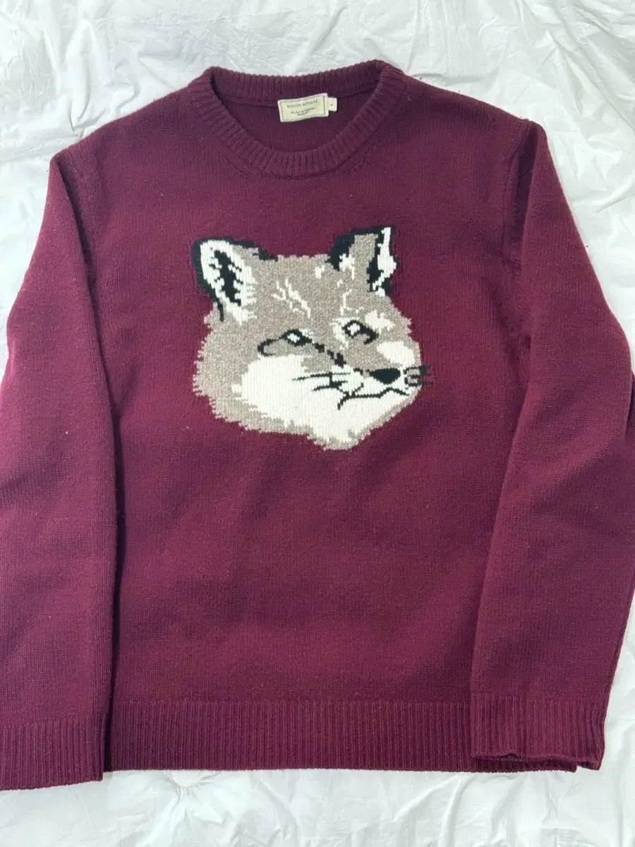 Maison Kitsune Big Foxhead Pullover Knit