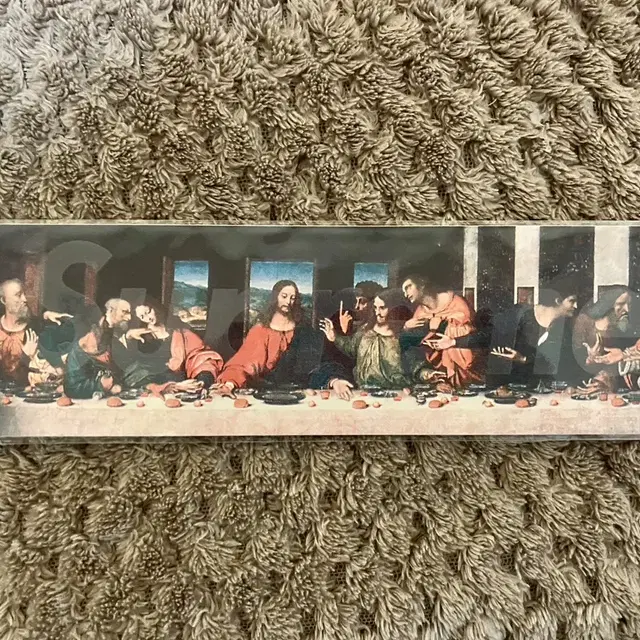 슈프림 최후의 만찬 박스 로고 스티커 supreme last supper