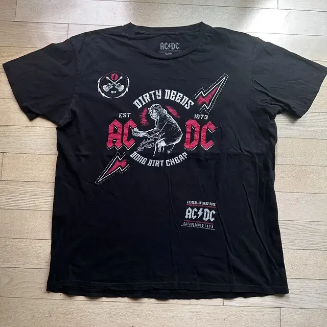 Acdc 오리지널 티셔츠 XL 105-110